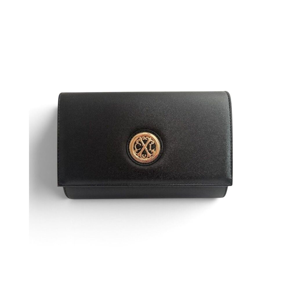 CXL by Christian Lacroix Paris Caviar Black Clutch, NEW!